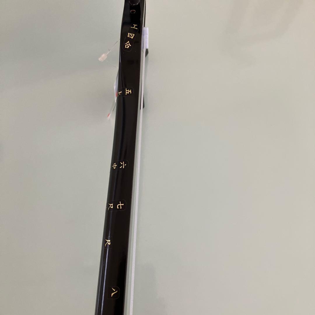 【未使用】カンカン三線　カンカラ三線　ハイビスカスと蝶柄　沖縄