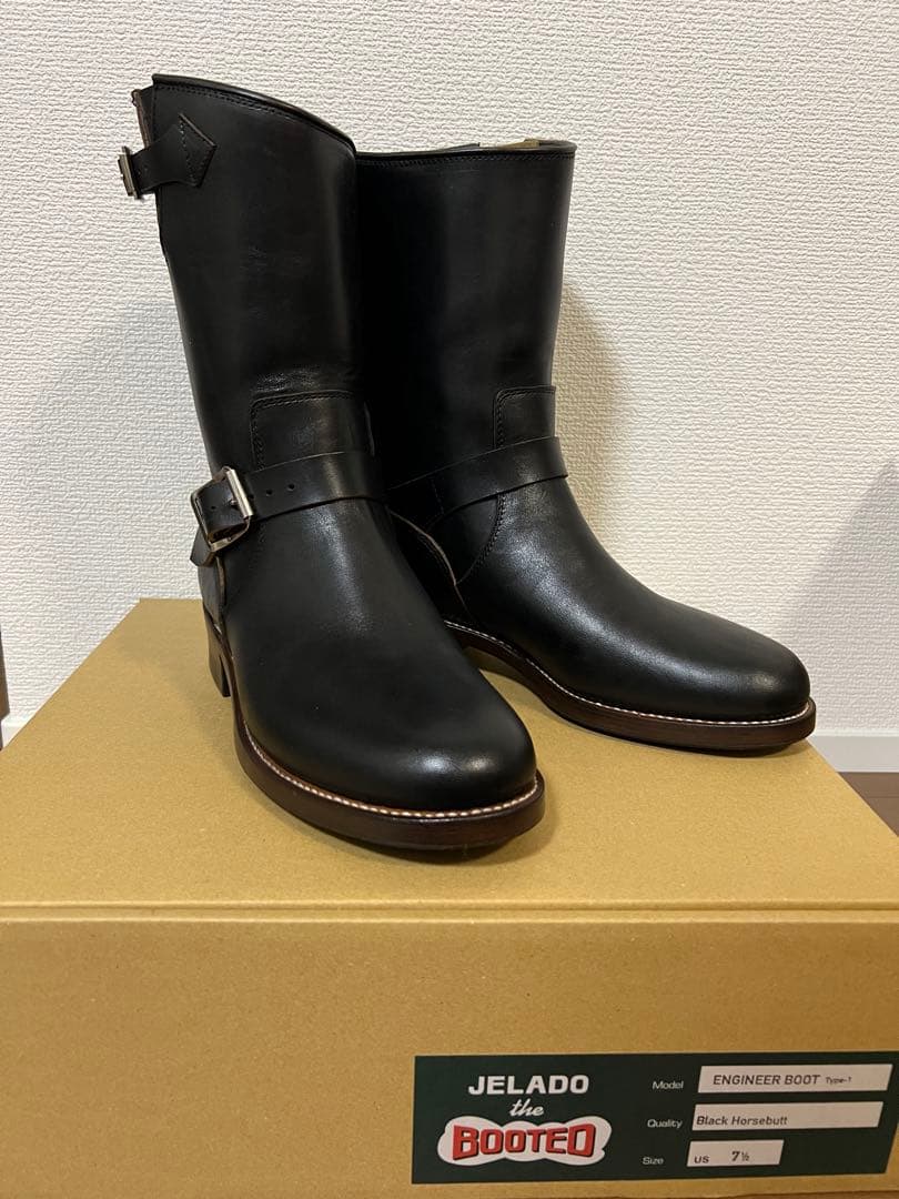 JELADO ENGINEER BOOT ブラック 7 1/2