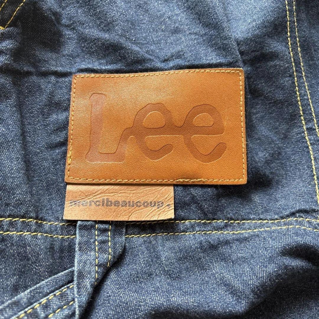 【美品】メルシーボークー New des Lee サルエルデニムパンツ