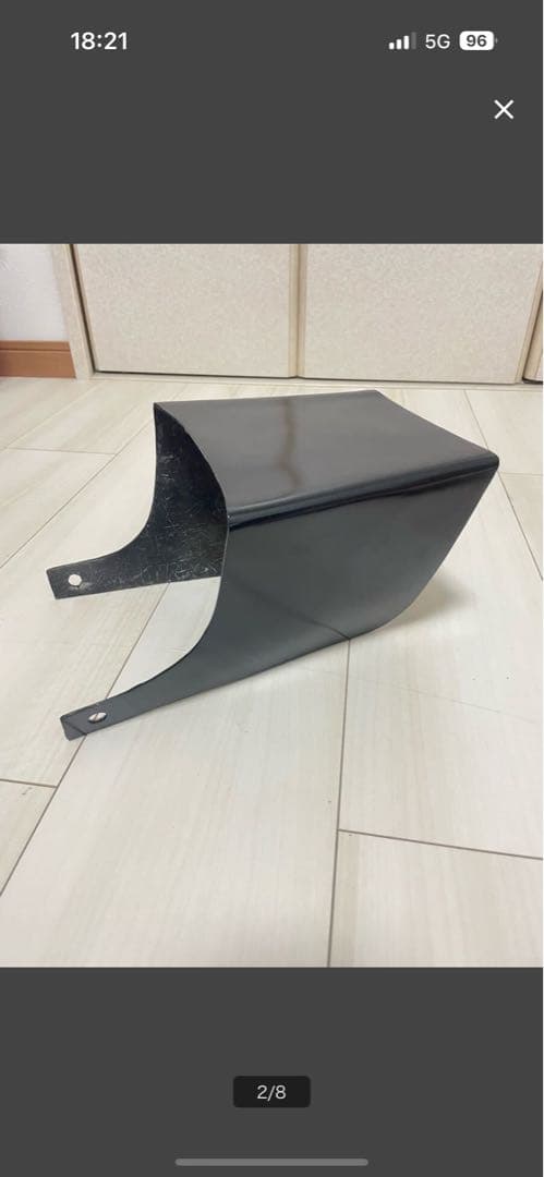 GN125H用リアカウル　FRPフェンダー　GSテール風 FXテール風黒