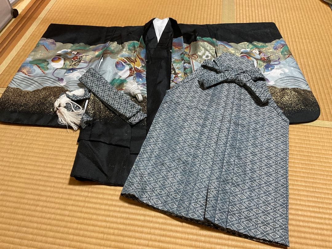 【訳あり】七五三 男児着物袴小物セット