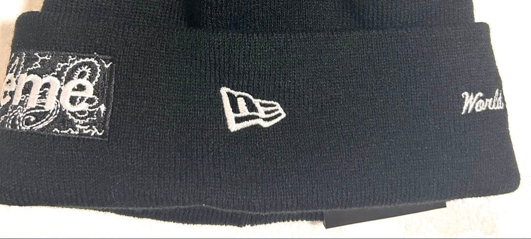Supreme New Era® Box Logo Beanie \"Black\"