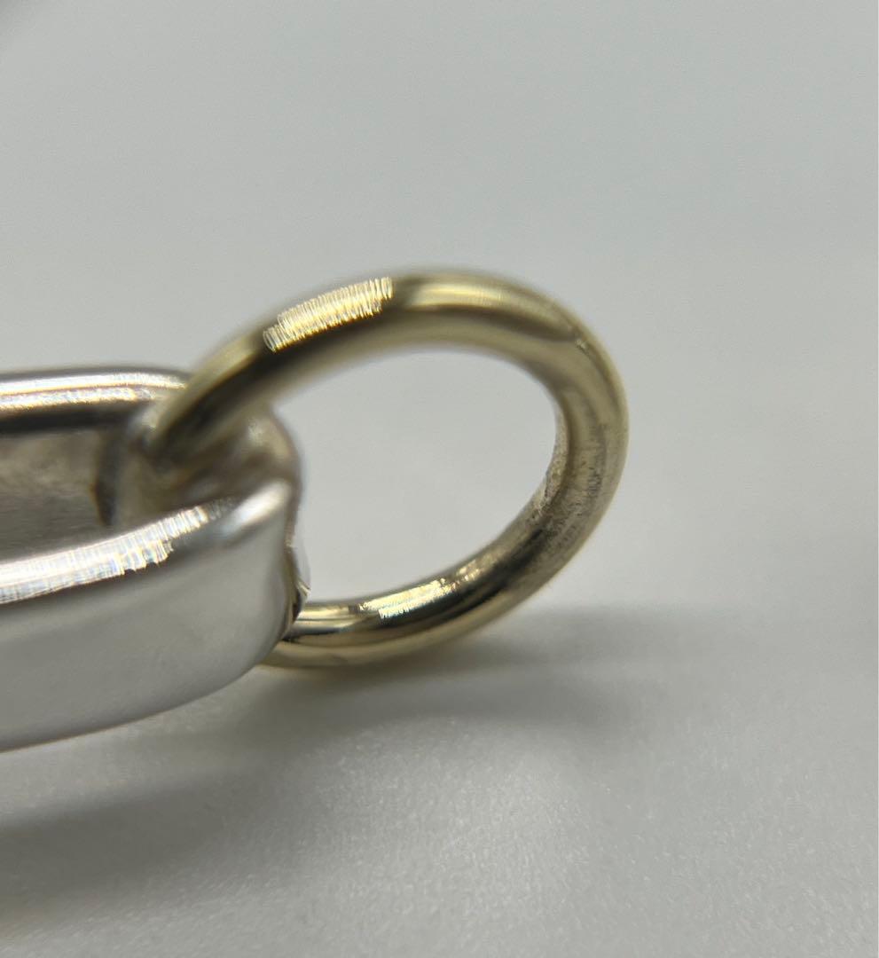 ティファニー TIFFANY サークルフック バングル SV YG コンビ