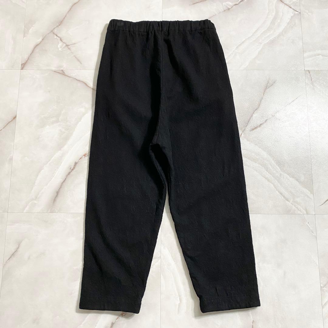 A17661 美品 アーツ&サイエンス ウール縮絨サルエルパンツ ブラック 1