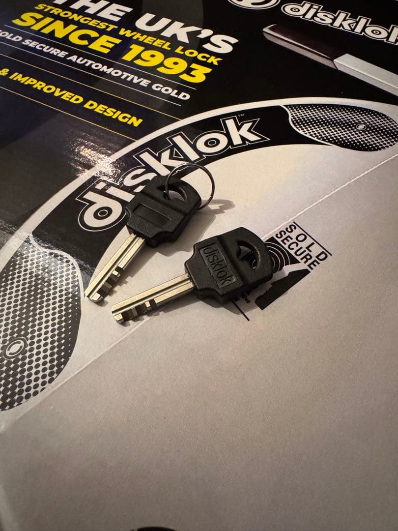 disklok gold edition ステアリングロック