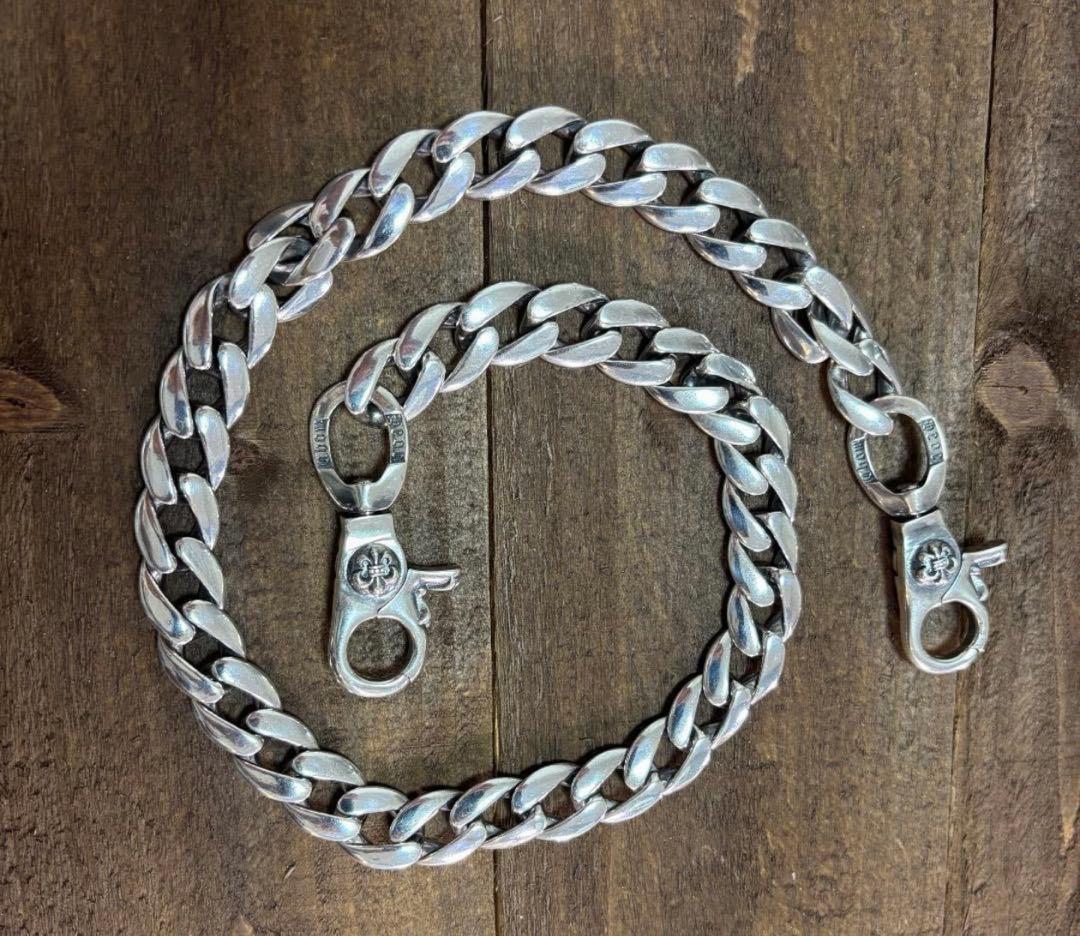 シルバー925 ウォレットチェーン ノーブランド