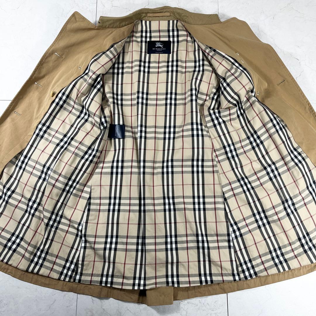 ✨バーバリーロンドン 希少切替モデル トレンチコート 英国製 ノバチェック