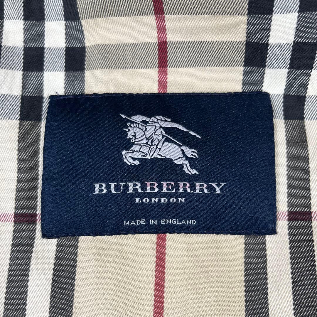 ✨バーバリーロンドン 希少切替モデル トレンチコート 英国製 ノバチェック