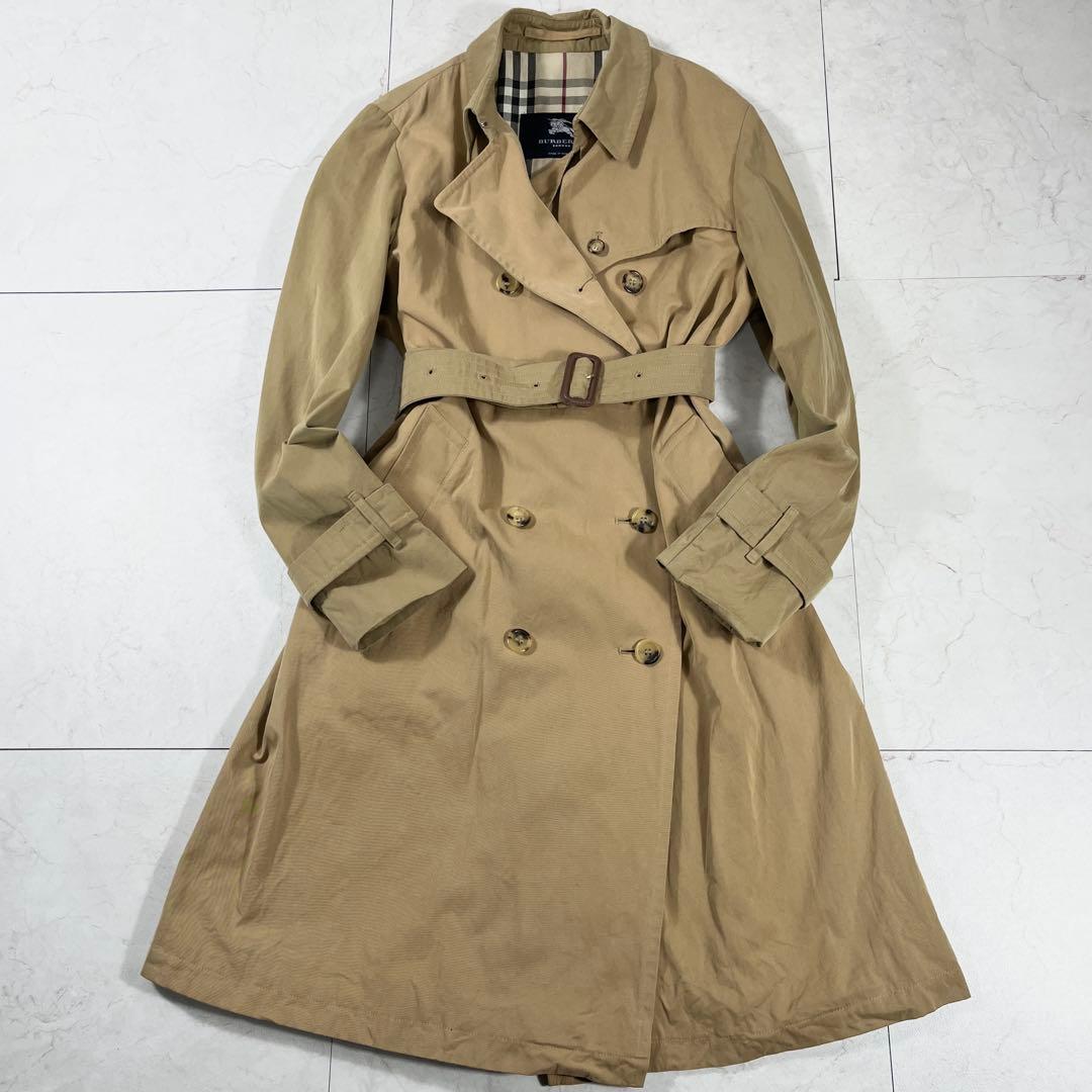 ✨バーバリーロンドン 希少切替モデル トレンチコート 英国製 ノバチェック