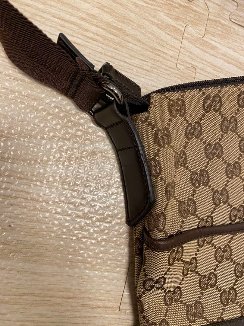 GUCCI GGパターン ショルダーバッグ 保存袋付き
