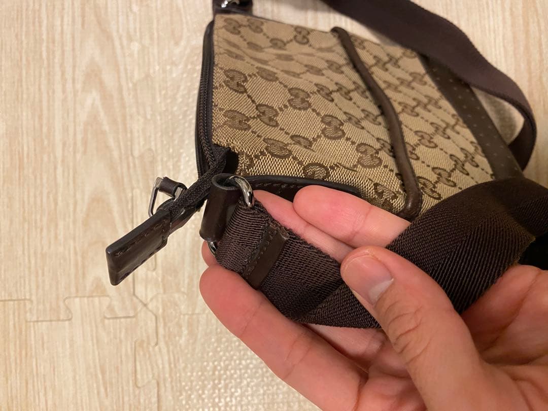 GUCCI GGパターン ショルダーバッグ 保存袋付き