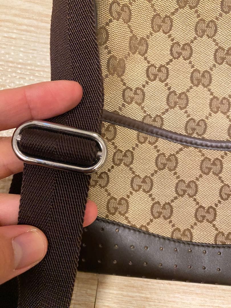 GUCCI GGパターン ショルダーバッグ 保存袋付き