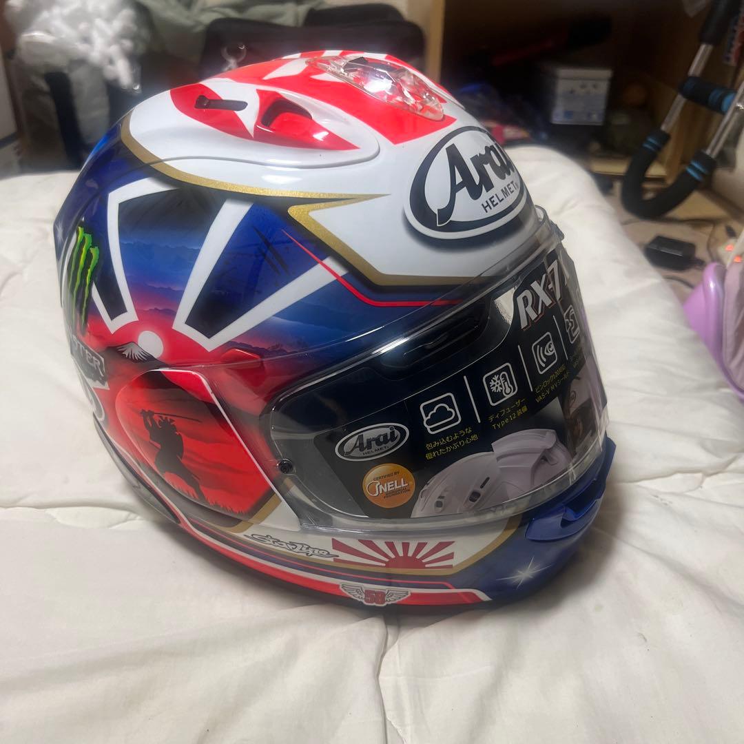 N*a様 チ*7様 Arai RX-7X ペドロサ ヘルメット