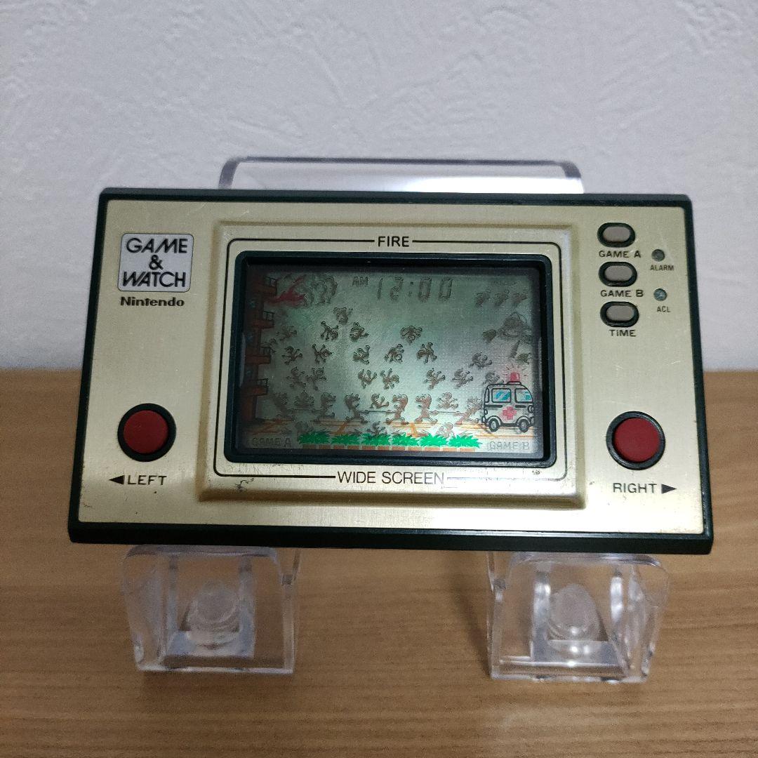 ゲーム＆ウォッチ　ファイア　ニンテンドーNintendo任天堂　メンテナンス済み