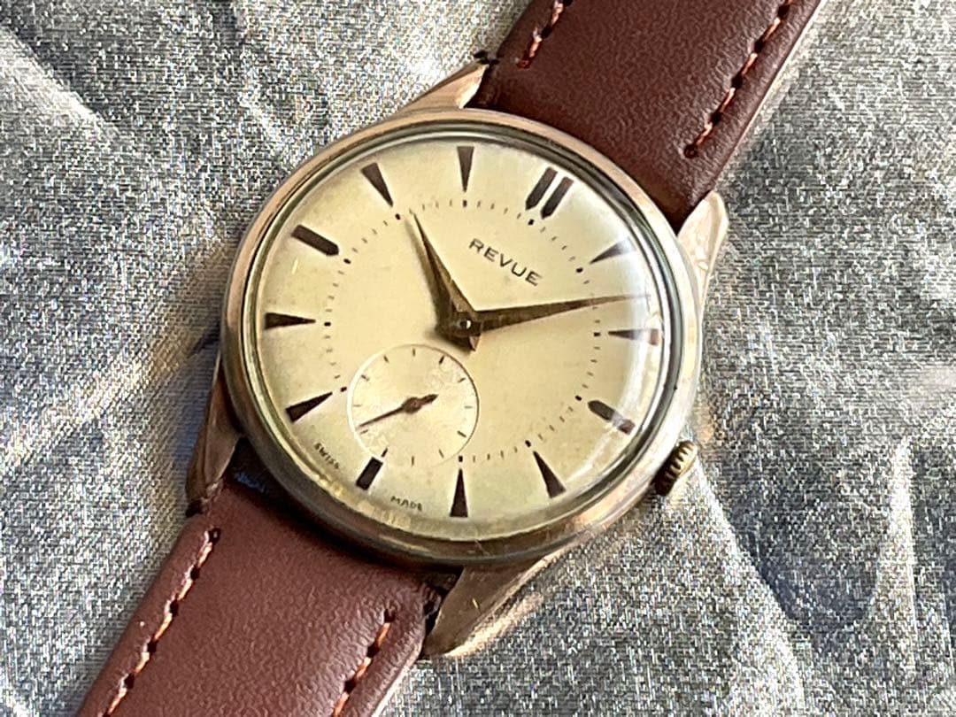 ★玄人マニア御用達❣️OLDレビュートーメン★REVUEスモセコ❣️奇跡の稼働品❣️