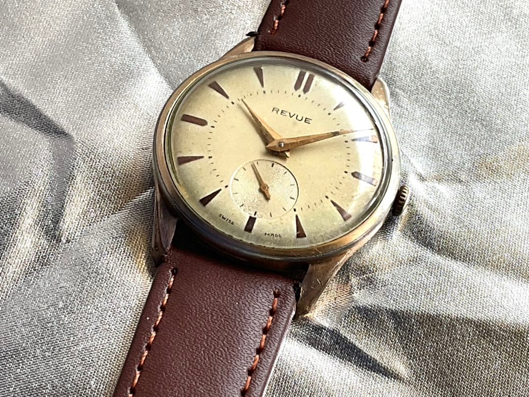 ★玄人マニア御用達❣️OLDレビュートーメン★REVUEスモセコ❣️奇跡の稼働品❣️