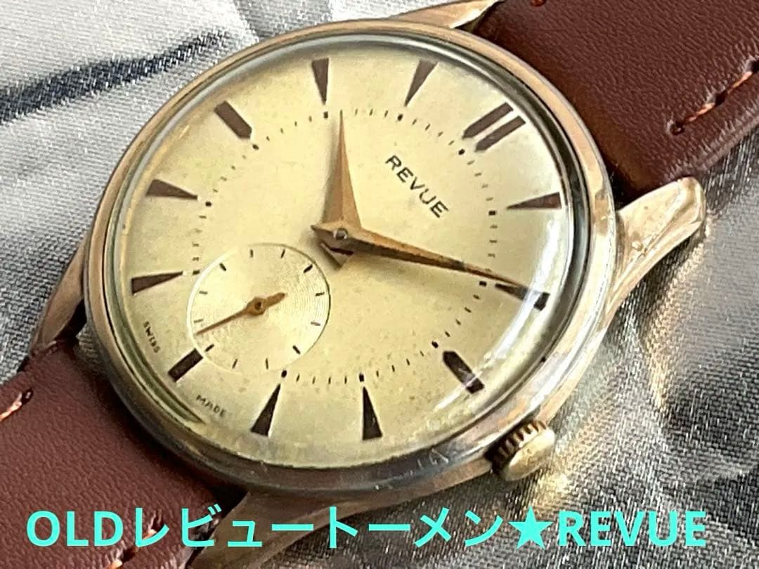 ★玄人マニア御用達❣️OLDレビュートーメン★REVUEスモセコ❣️奇跡の稼働品❣️
