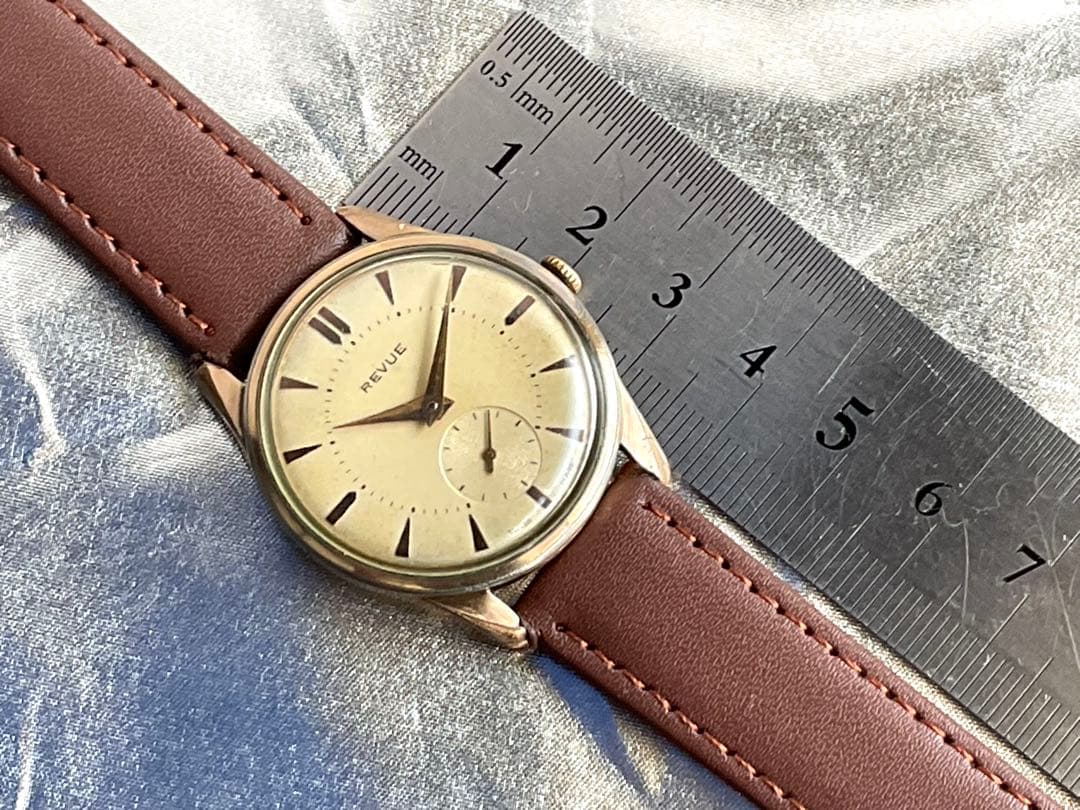 ★玄人マニア御用達❣️OLDレビュートーメン★REVUEスモセコ❣️奇跡の稼働品❣️