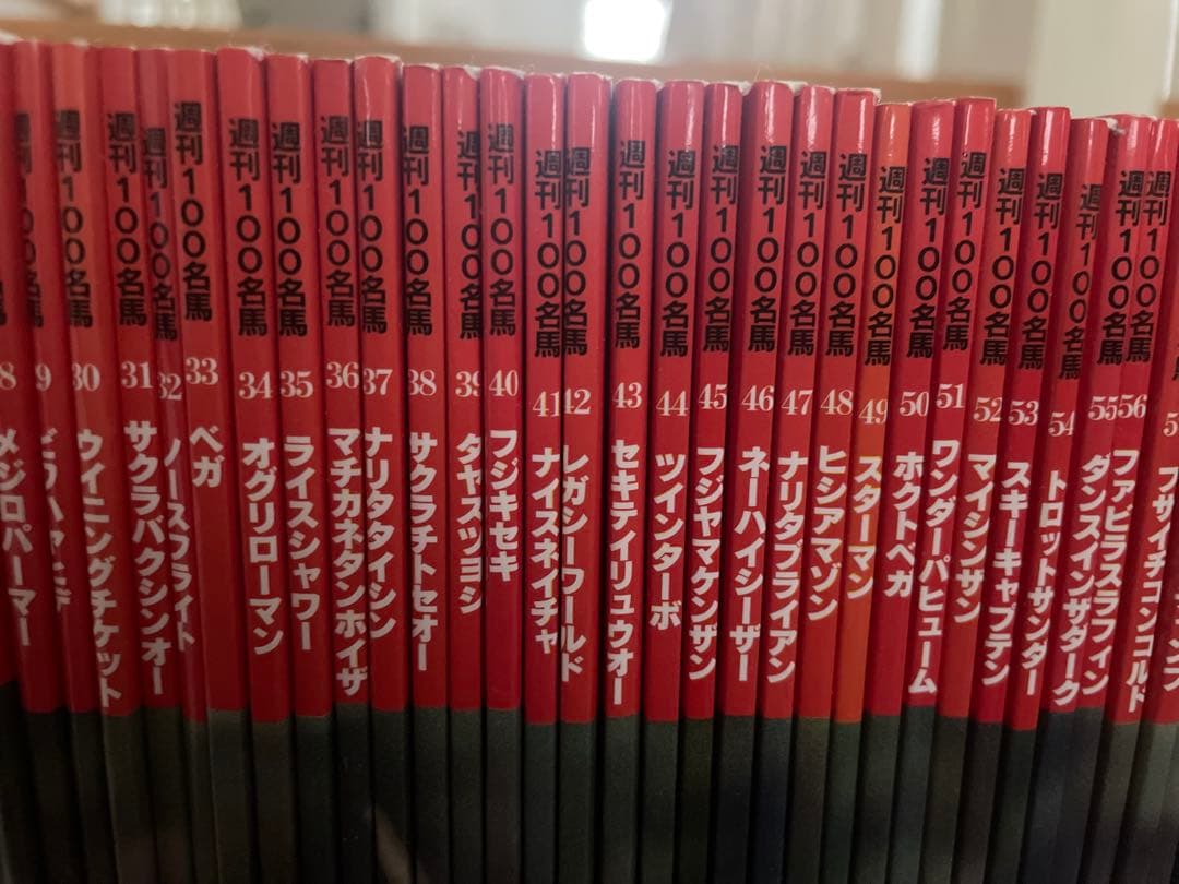週刊100名馬 100冊＋2冊