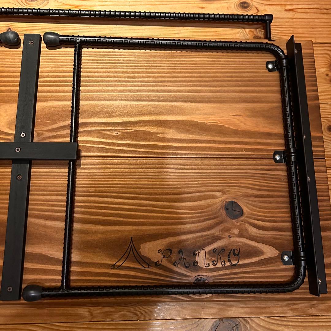 No.554 アイアンローテーブル オルテガテーブル　ネイティブ柄