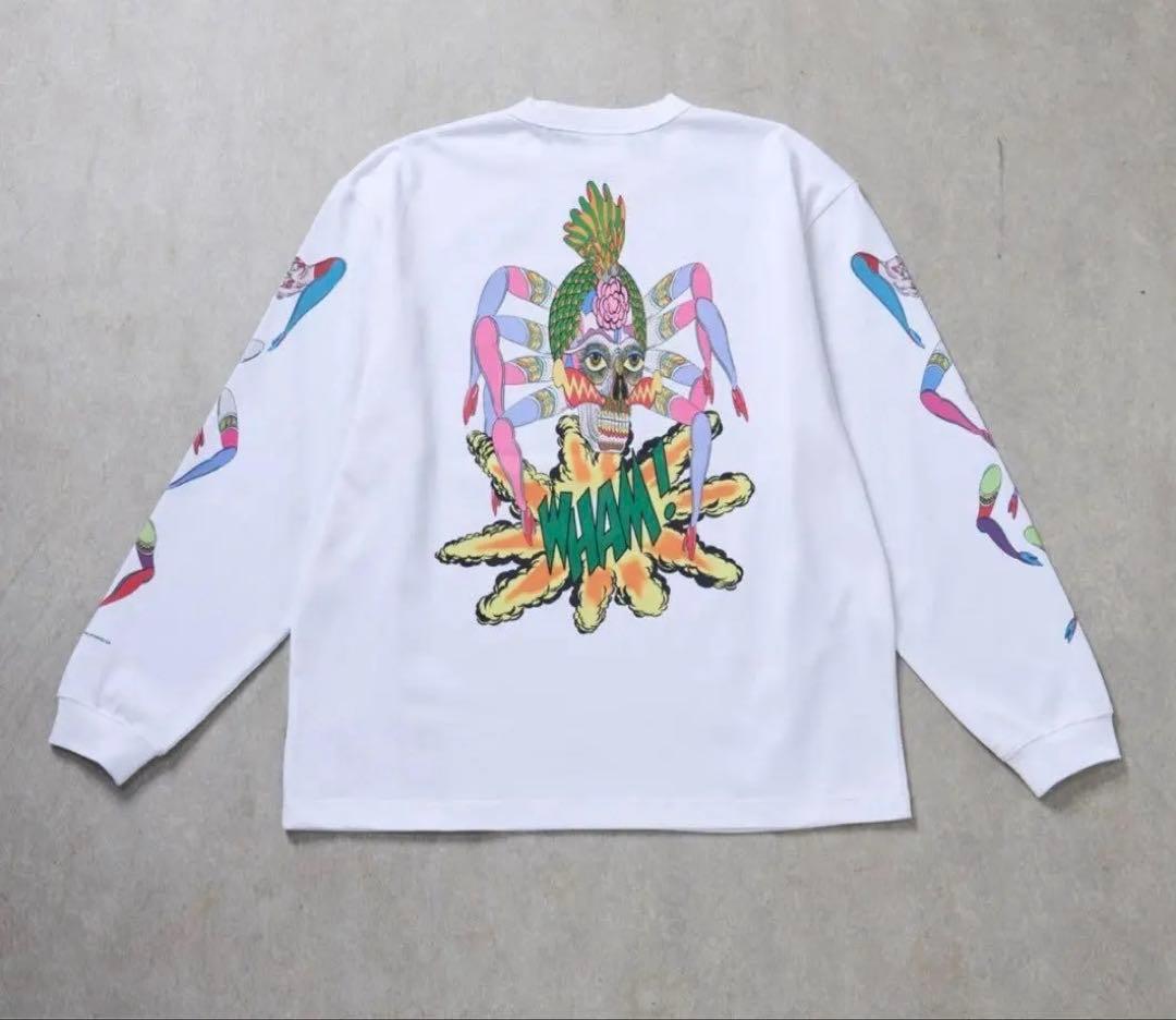 XLサイズ　田名網敬一 記憶の冒険 ロンTホワイト 国立新美術館限定商品