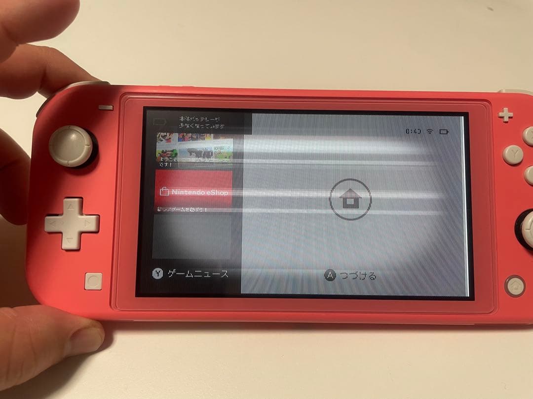 ピンク Nintendo Switch Lite 本体 充電器付き ジャンク品