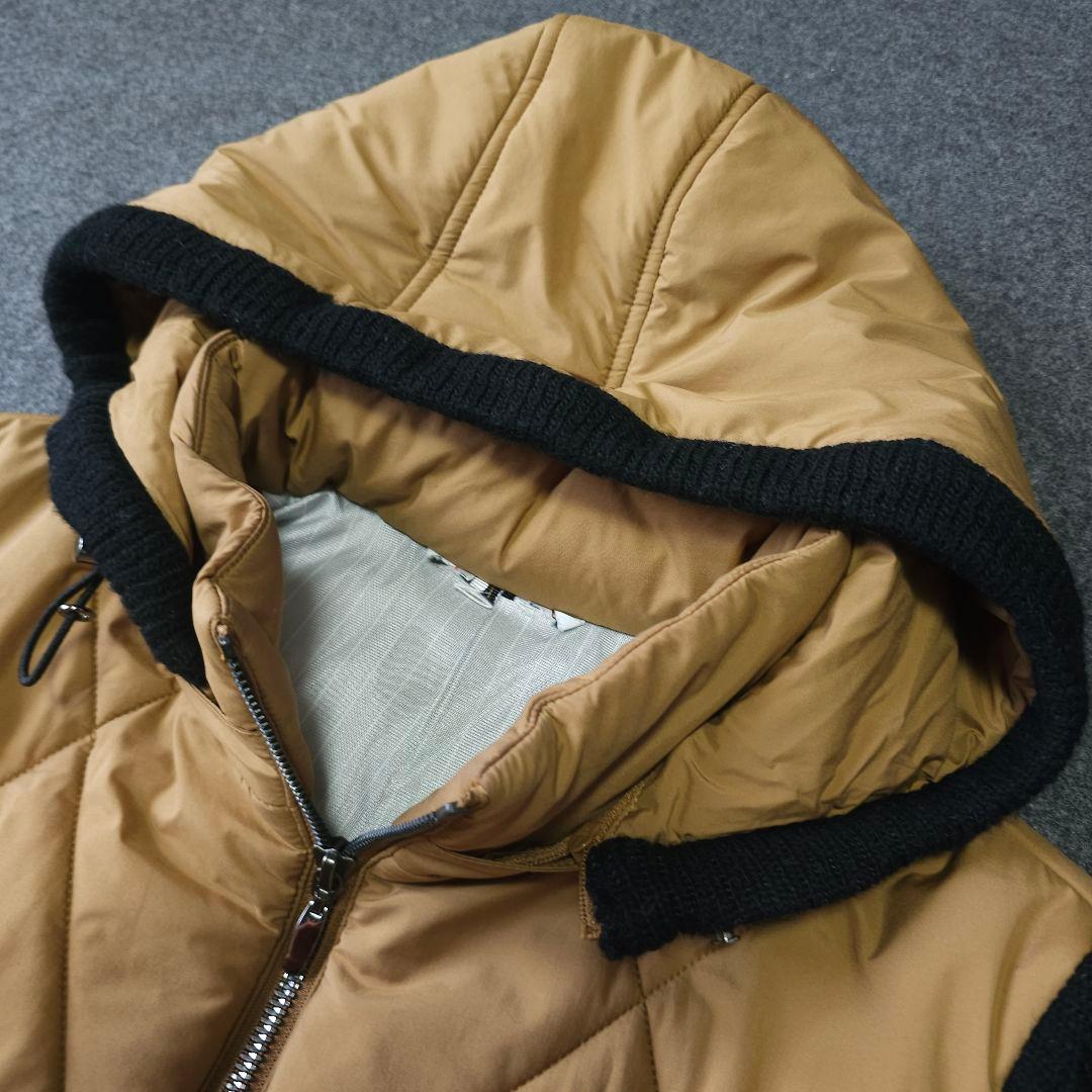 【ランバンスポール】2WAY 人気ラバーロゴ 長袖ゴルフ中綿ブルゾンジャケットL