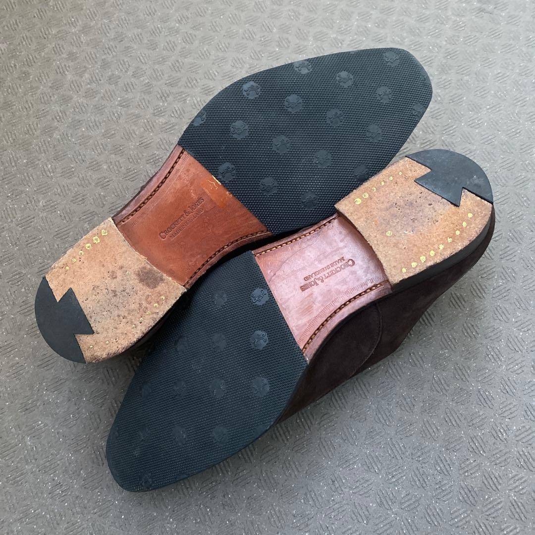 クロケットジョーンズ　HALLAM 5057 スウェードシューズ 7 1/2 E