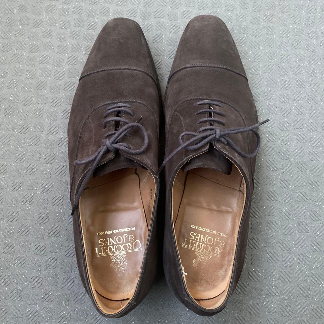 クロケットジョーンズ　HALLAM 5057 スウェードシューズ 7 1/2 E
