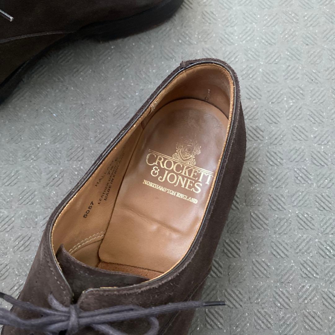 クロケットジョーンズ　HALLAM 5057 スウェードシューズ 7 1/2 E
