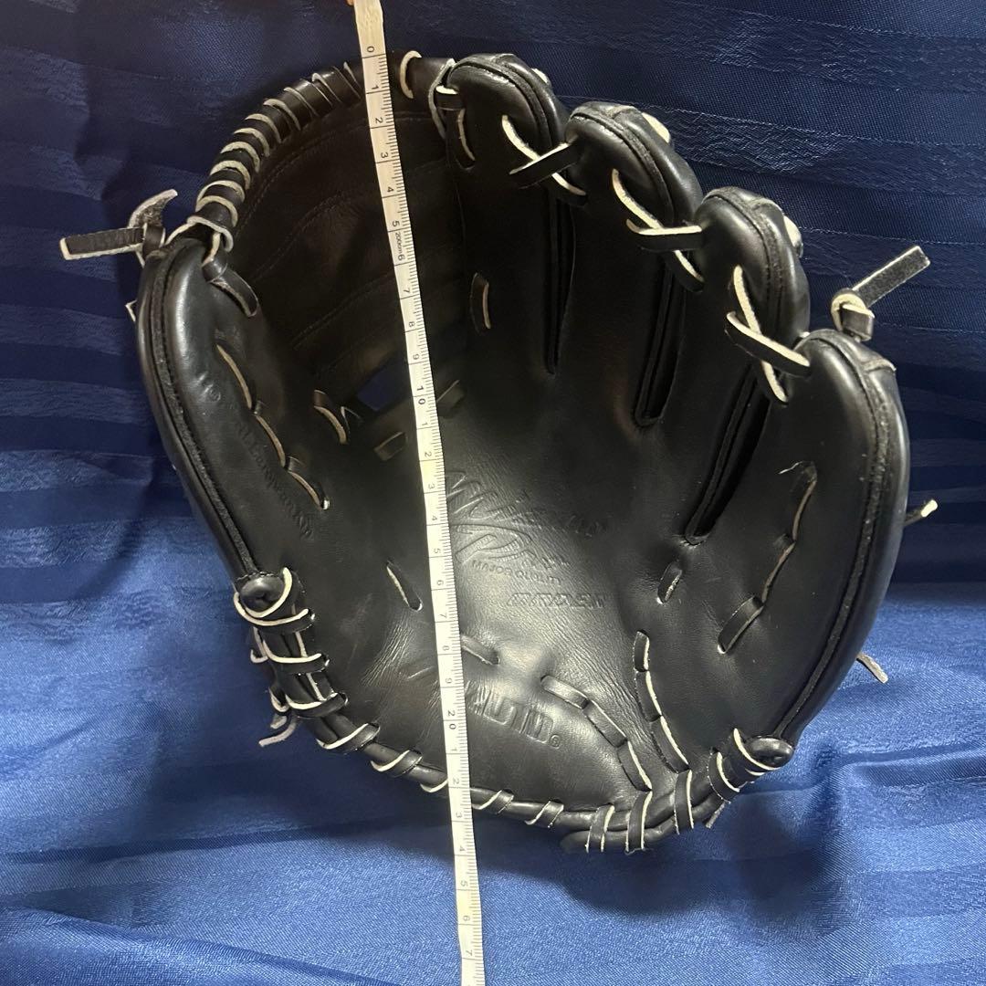 ミズノプロ 硬式グローブ 仁志モデル　坪田信義名人作　Mマーク　希少品　黒