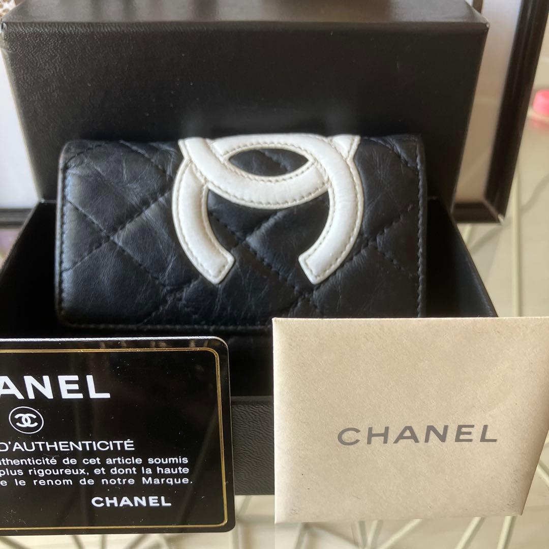 ［正規品］ 美品　CHANEL キーケース　カンボン