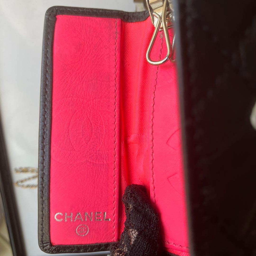 ［正規品］ 美品　CHANEL キーケース　カンボン