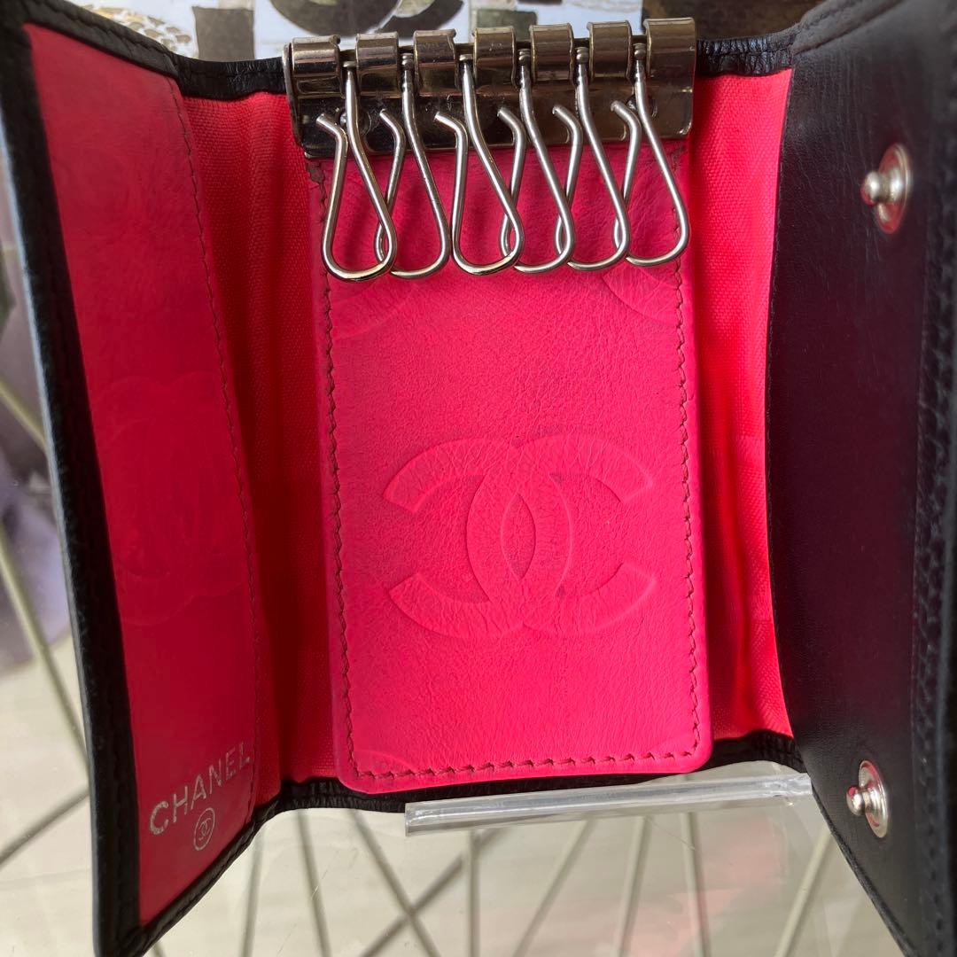 ［正規品］ 美品　CHANEL キーケース　カンボン