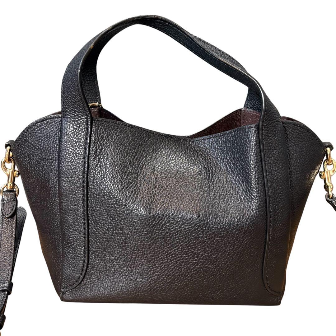 ✳︎美品✳︎コーチ ショルダーバッグ 2way ハドリー ホーボー シボ革 ブラック