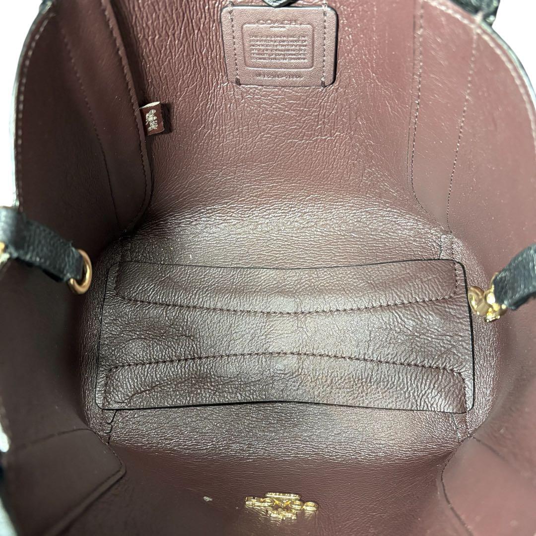 ✳︎美品✳︎コーチ ショルダーバッグ 2way ハドリー ホーボー シボ革 ブラック