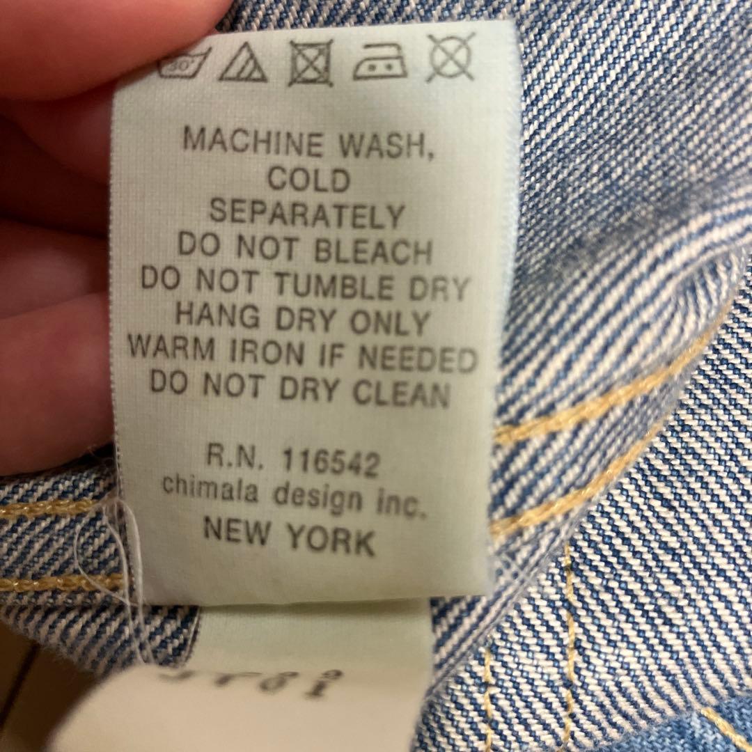 chimala デニムジャケット S ライトブルー