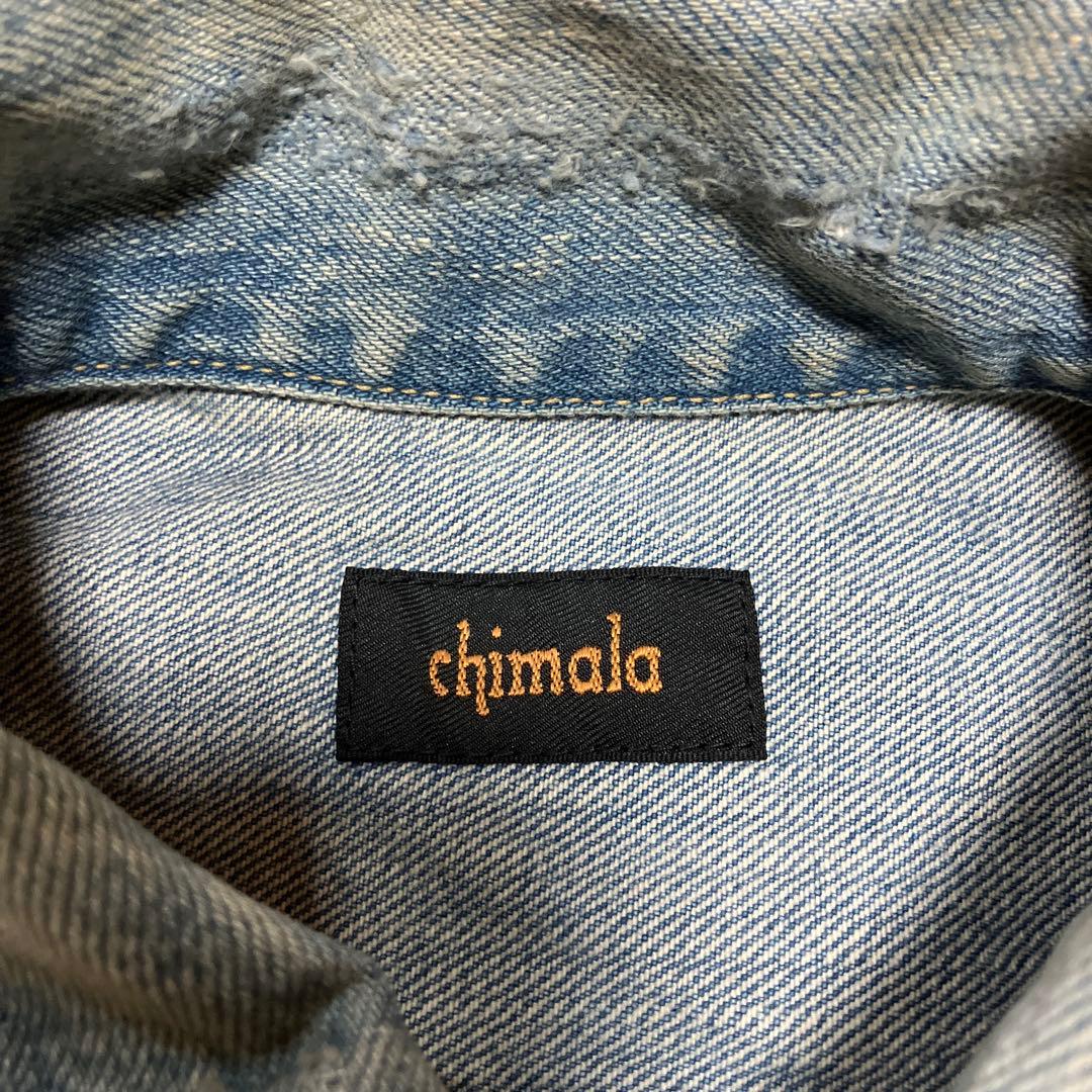 chimala デニムジャケット S ライトブルー