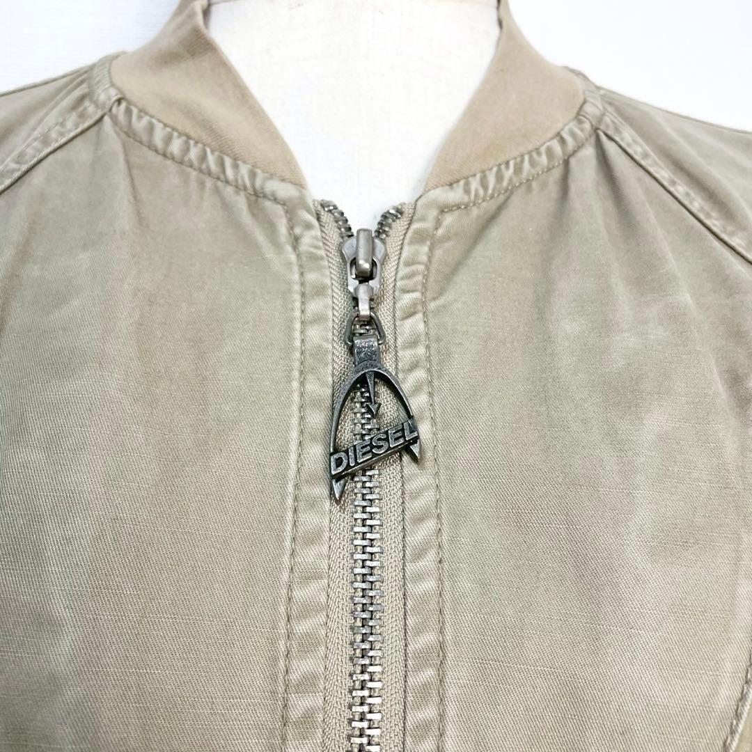 y2k❤️ 00s DIESEL 4ジップポケット ウエストシェイプ ブルゾン