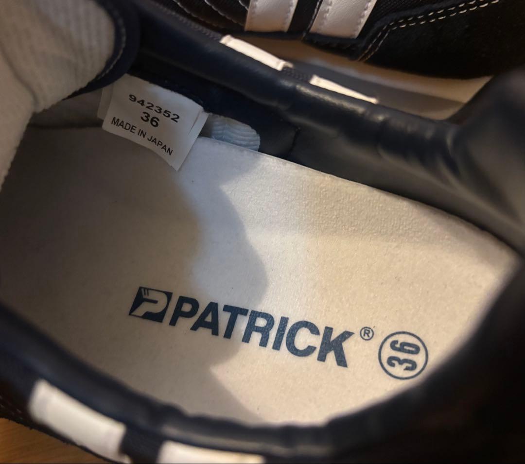 【最終値下げ】PATRICK パトリック ネイビー スニーカー 23cm
