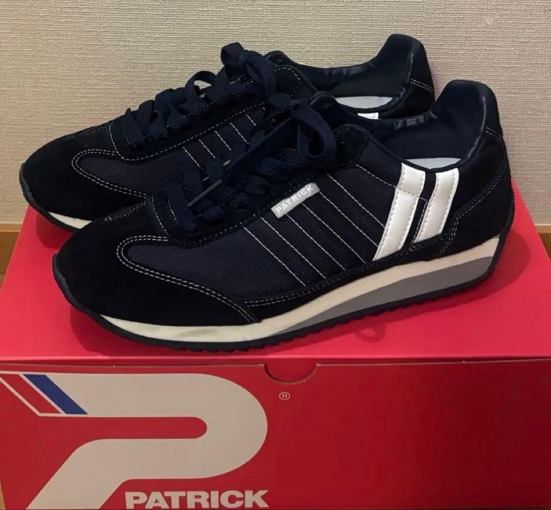 【最終値下げ】PATRICK パトリック ネイビー スニーカー 23cm