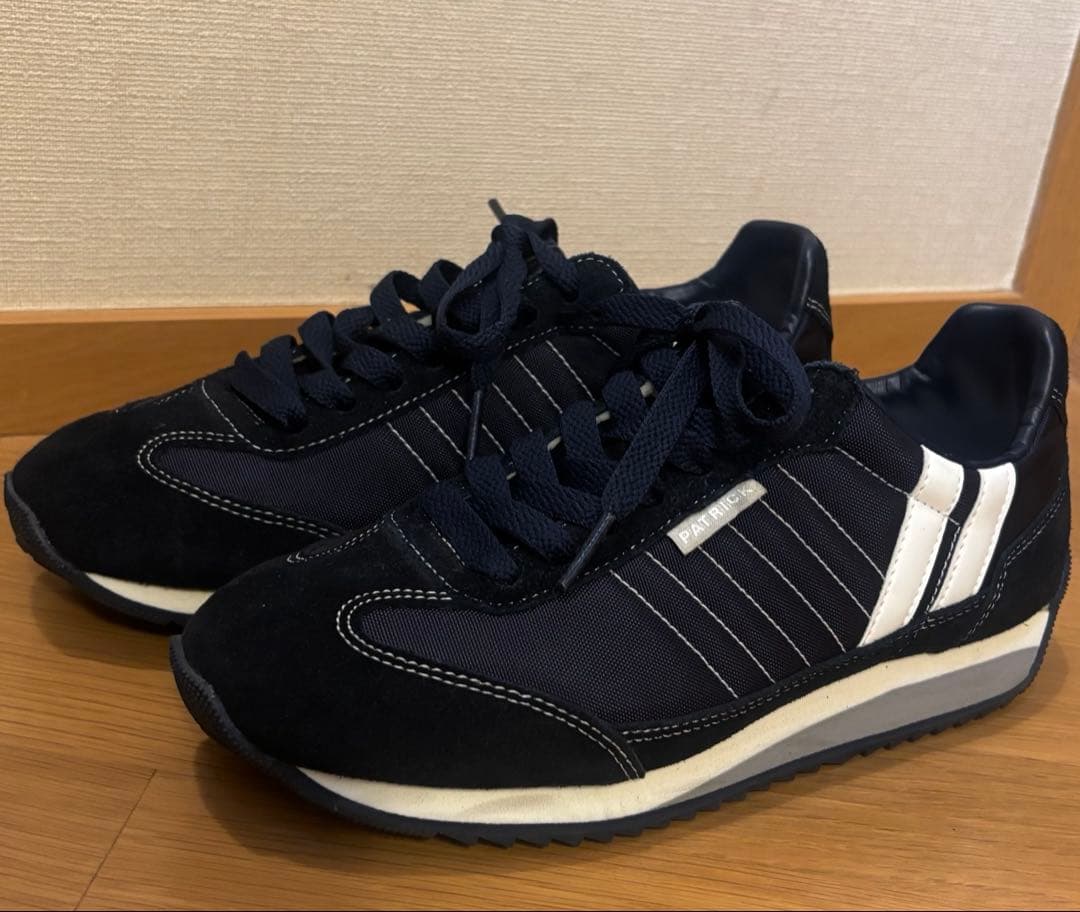 【最終値下げ】PATRICK パトリック ネイビー スニーカー 23cm