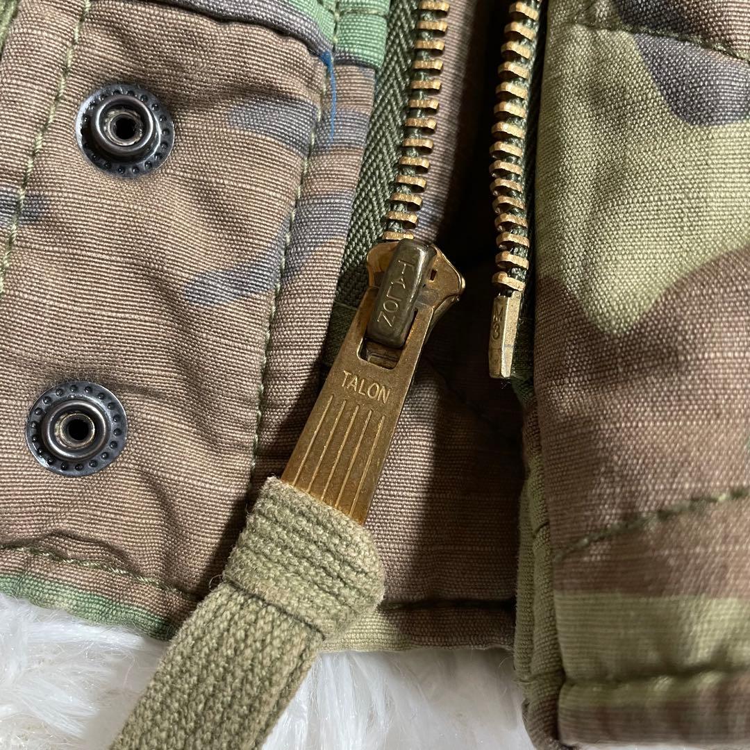 デニム&サプライ ラルフローレン N-2B フライトジャケット カモ柄