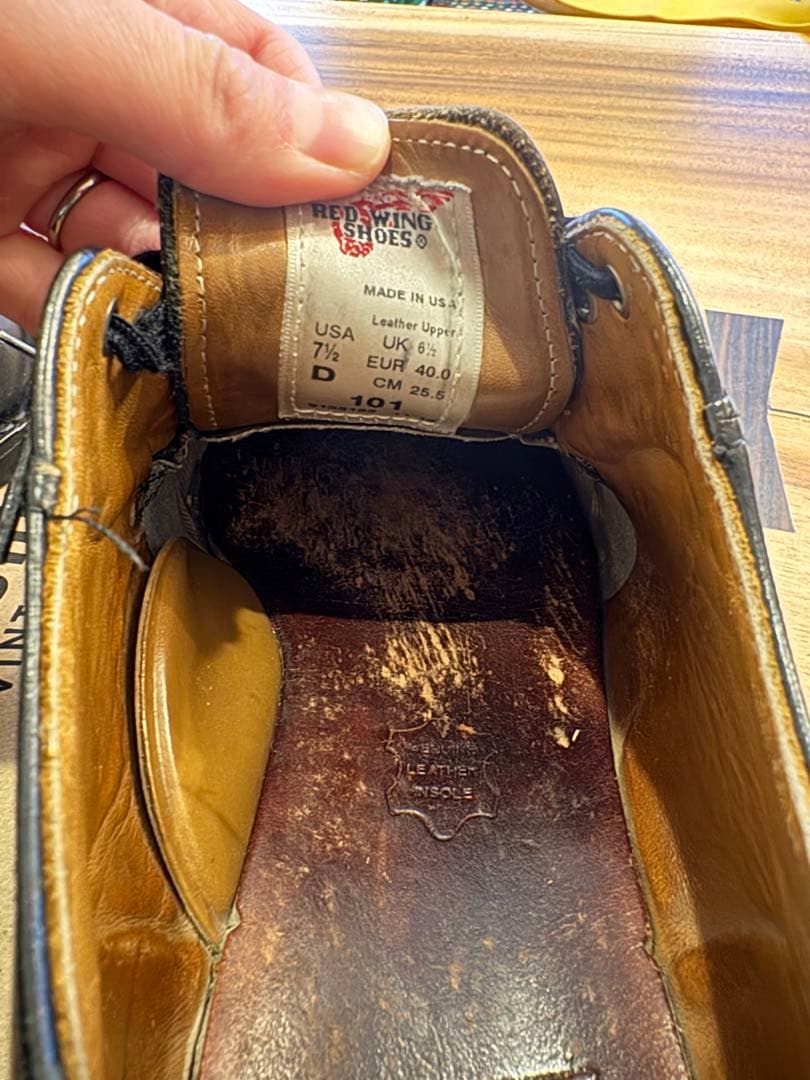 US7 1/2 RED WING POSTMAN ポストマン　#101