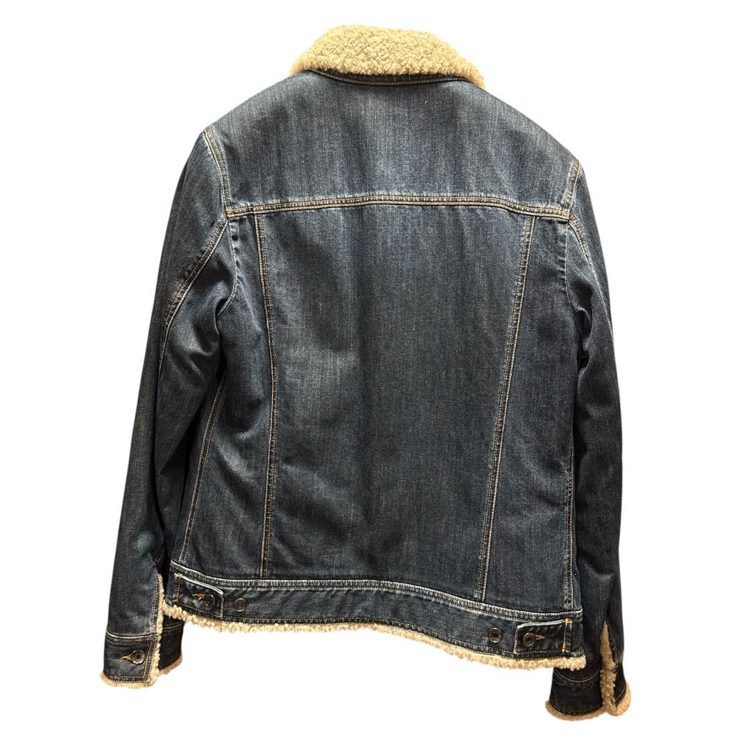 DOLCE & GABBANA デニム シェルパ襟 ジャケット M 正規品