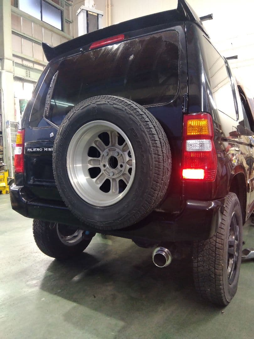 HKSマフラー　パジェロミニ　H58A