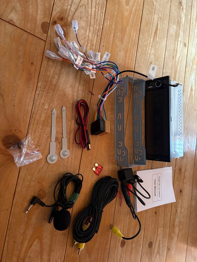 EONON X3UJ 1DIN カーナビ バックカメラ付き