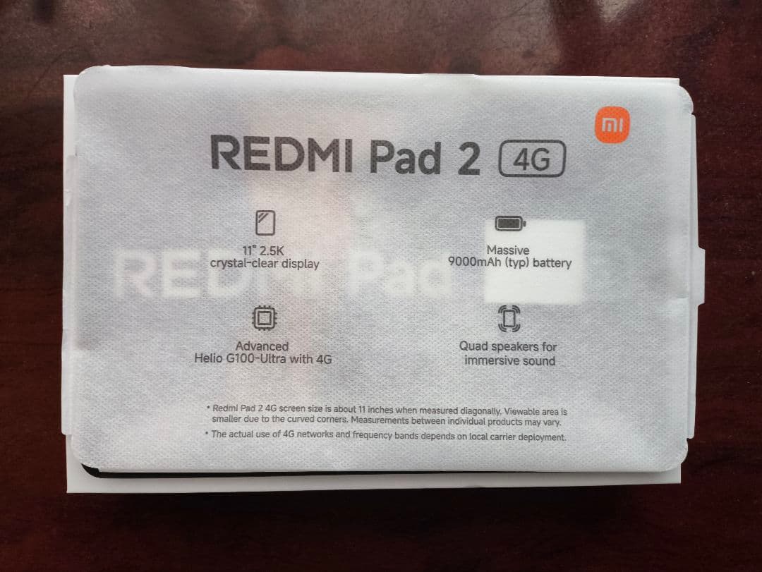 Redmi Pad 2 4/128GB ミントグリーン セルラーモデル