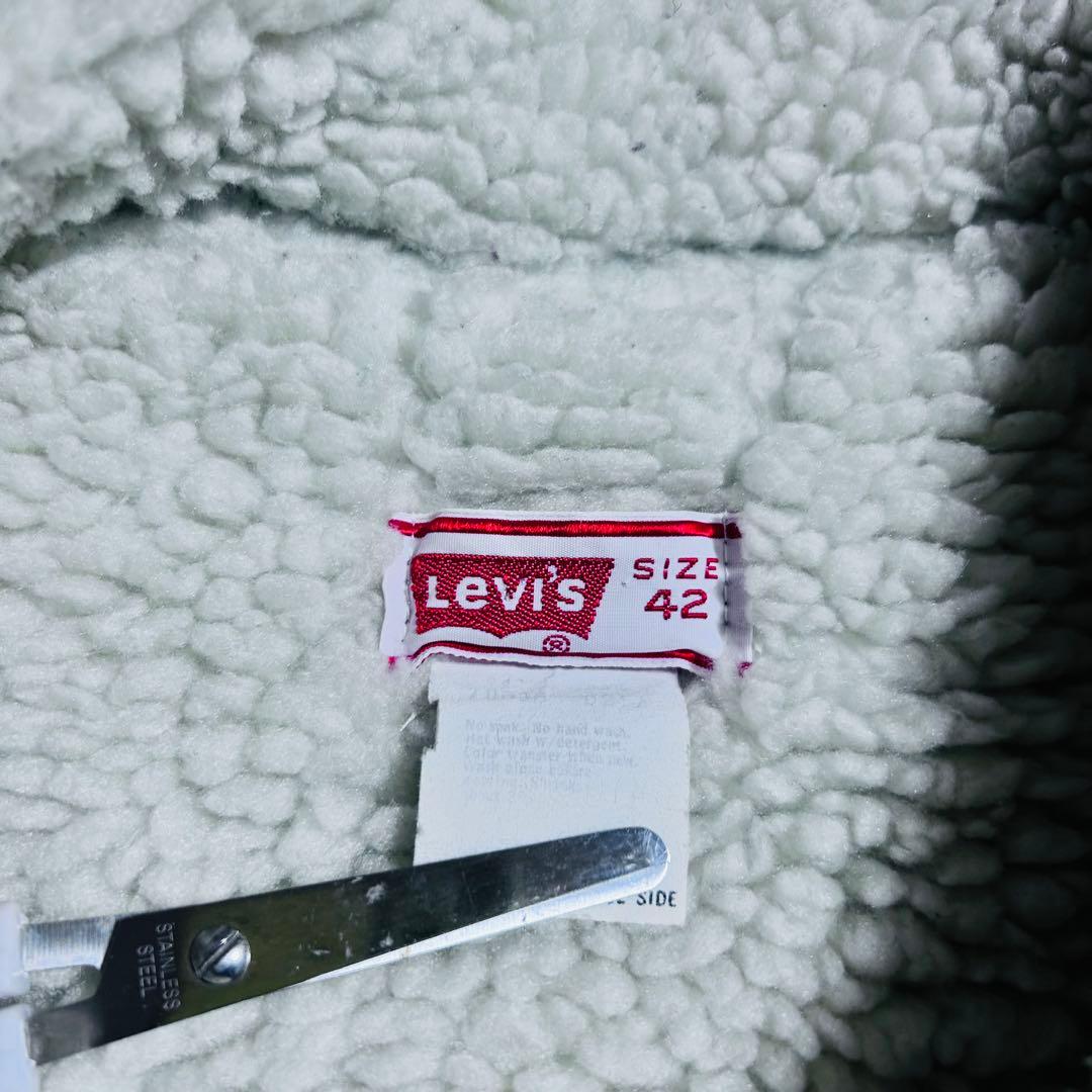 リーバイス 80s 70606 デニムジャケット ボア USA製 ヴィンテージ