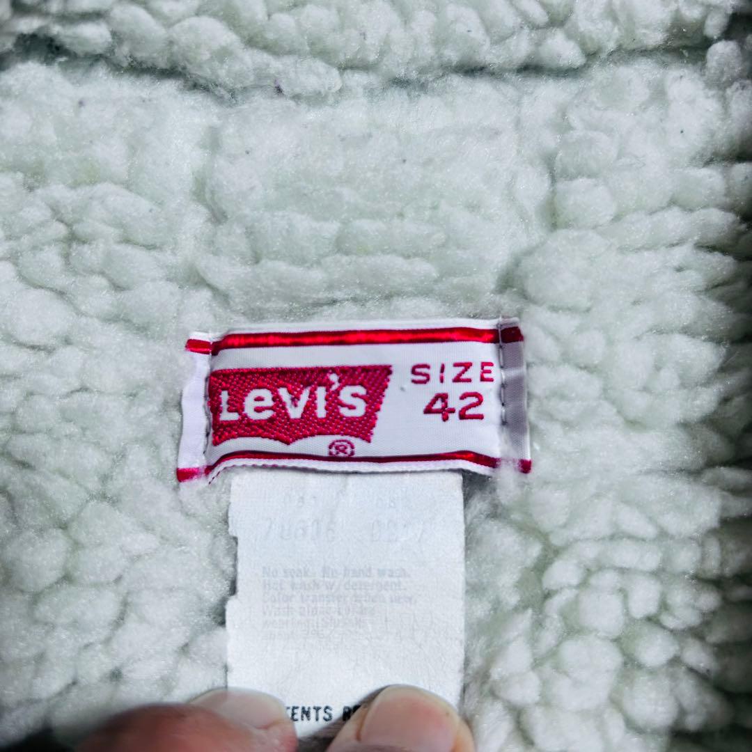 リーバイス 80s 70606 デニムジャケット ボア USA製 ヴィンテージ